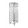 Stainless Steel Food Rack Trolley With PPR Wheels